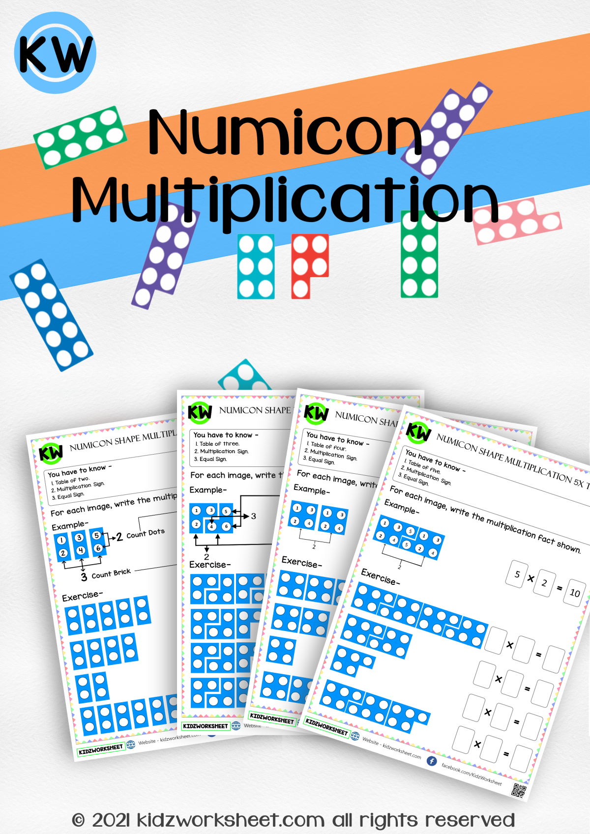 numicon multiplication worksheet